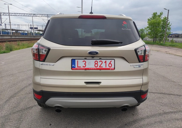 Ford Escape cena 67700 przebieg: 130000, rok produkcji 2017 z Borek Wielkopolski małe 301